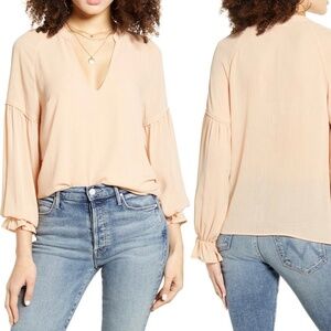 All In Favor Peasant Blouse - XS